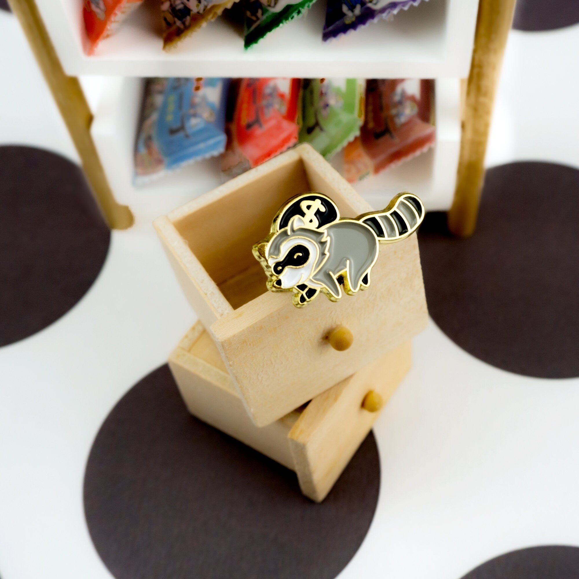 Rogue Raccoon Enamel Pin