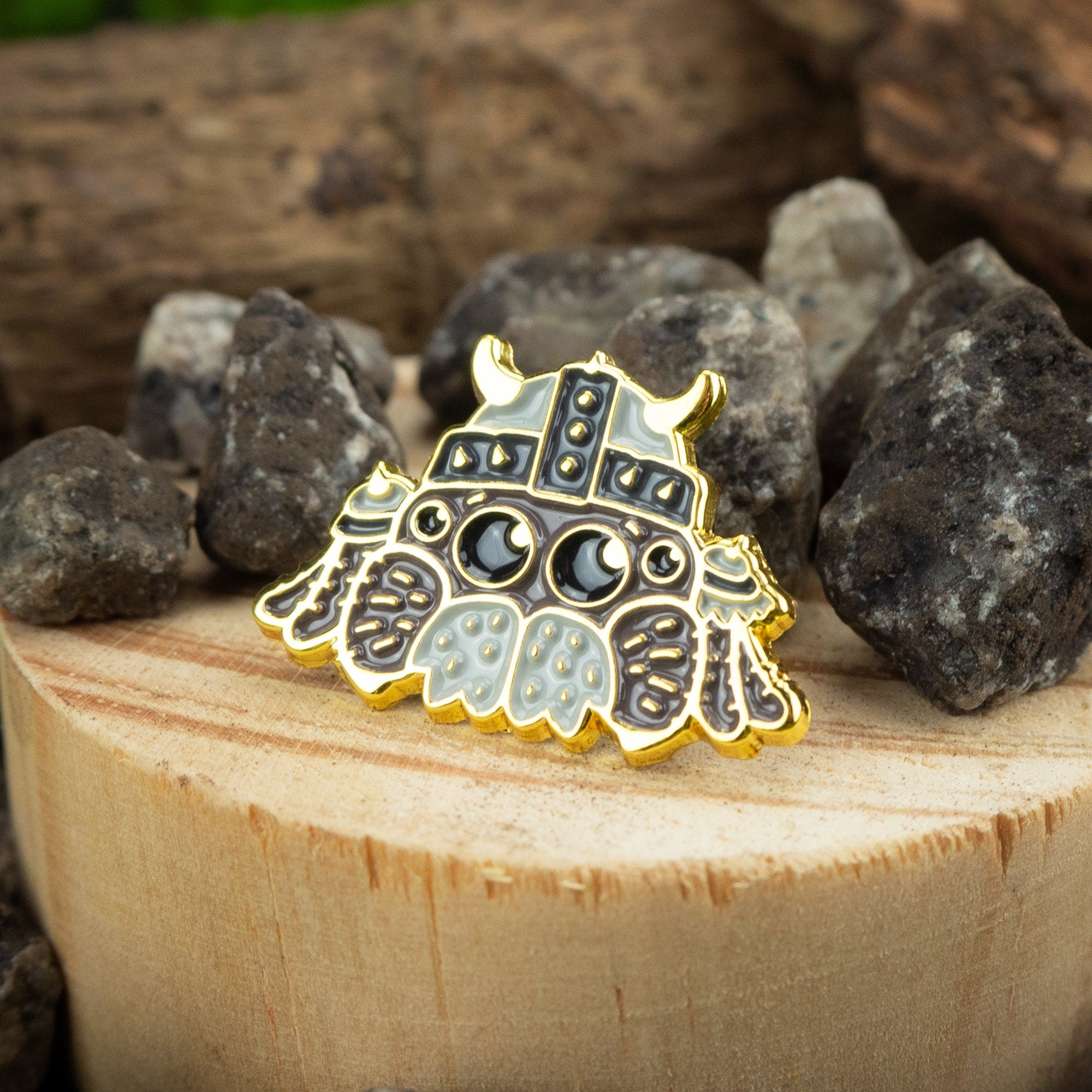 Spider Barbarian Enamel Pin