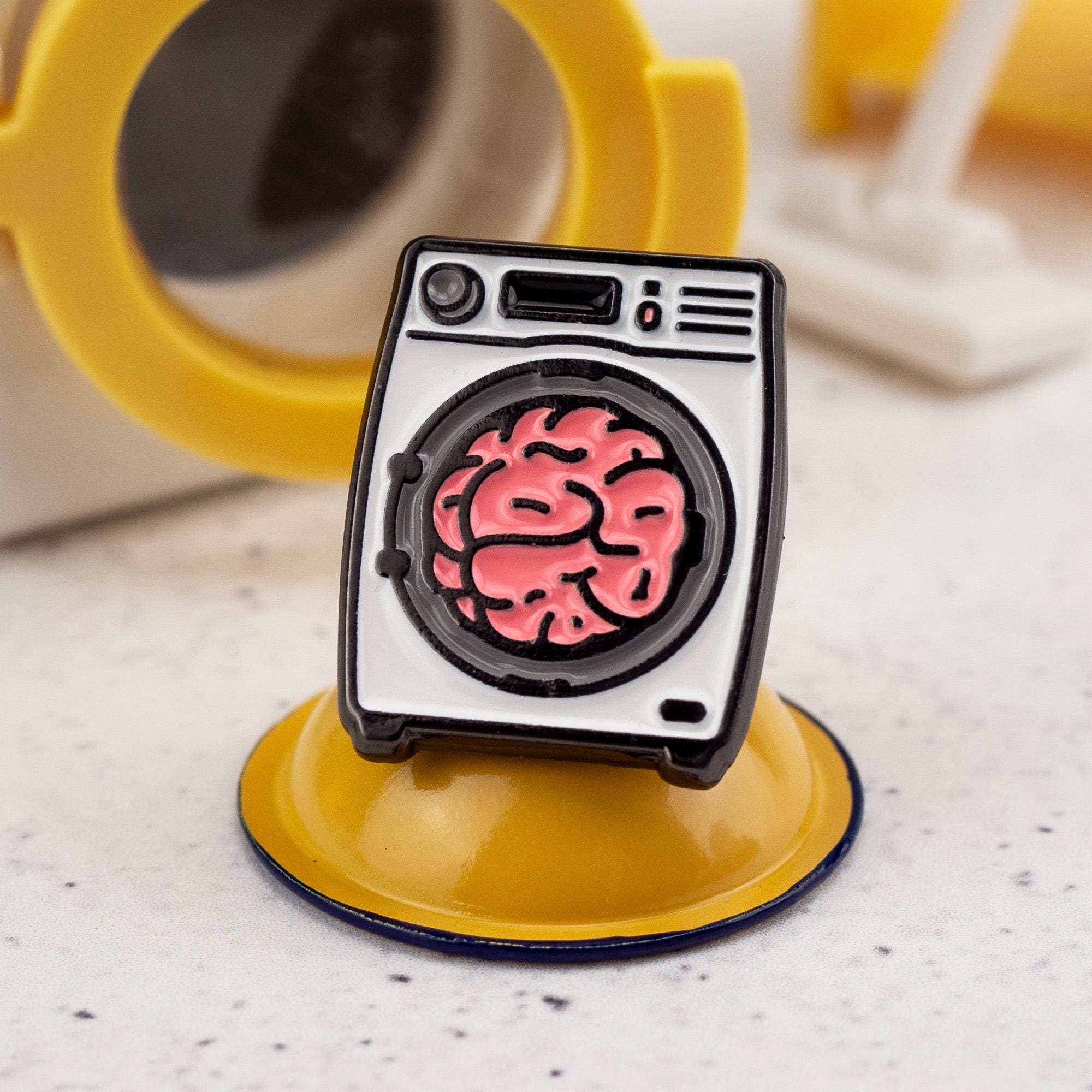 Brainwash Enamel Pin