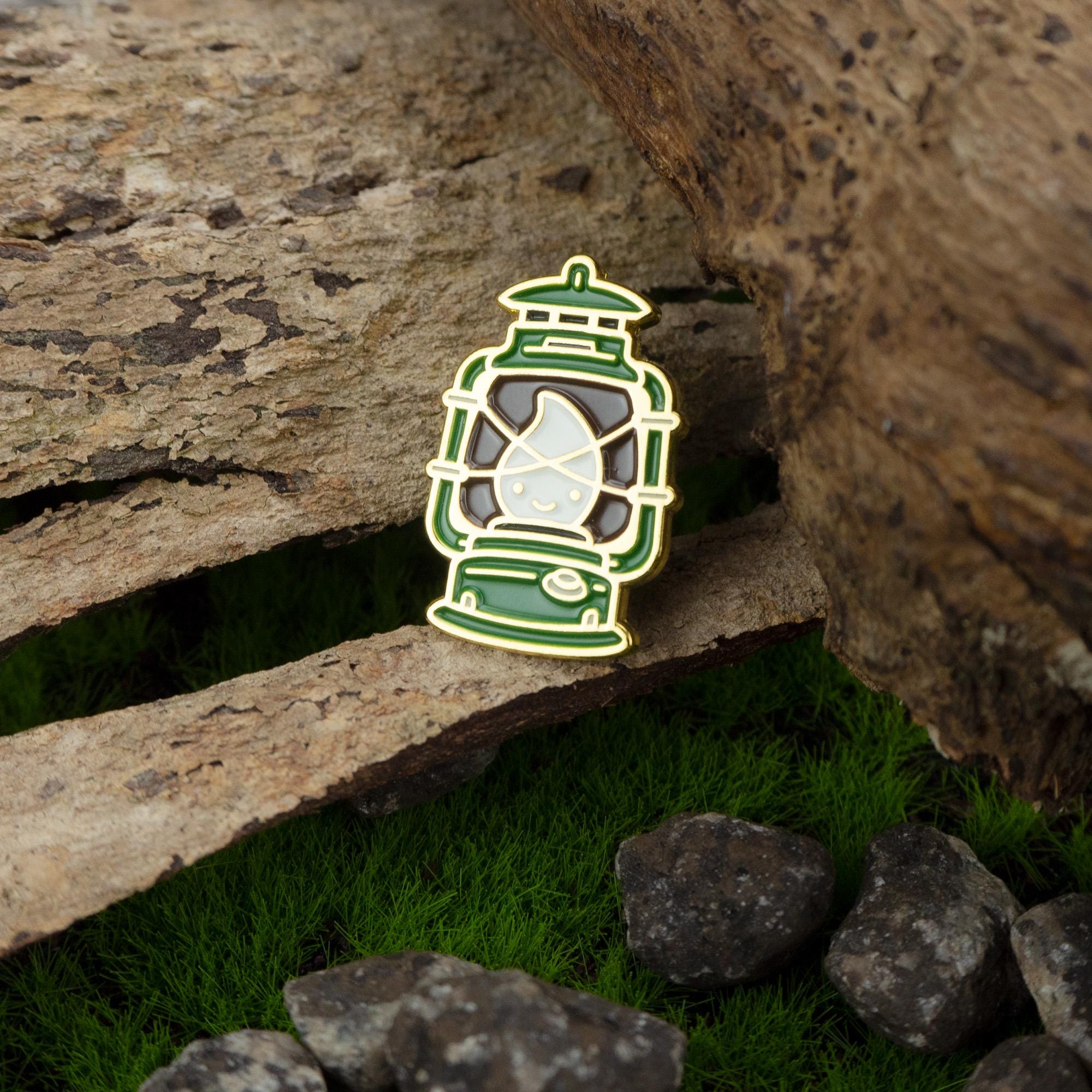 Ghost Lantern Enamel Pin (Glows in the Dark)