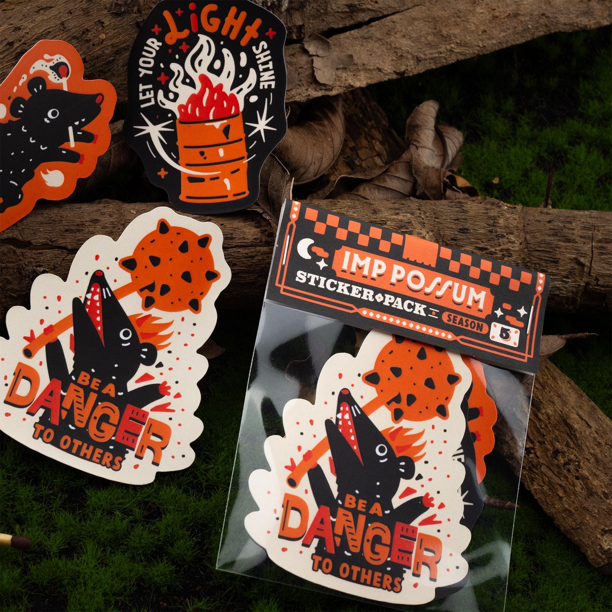 Imp Possum Sticker Pack Season 5