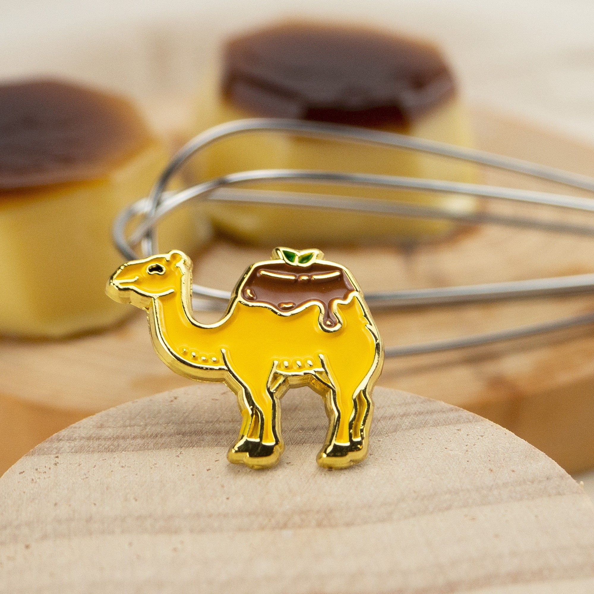 Camel Brûlée Enamel Pin
