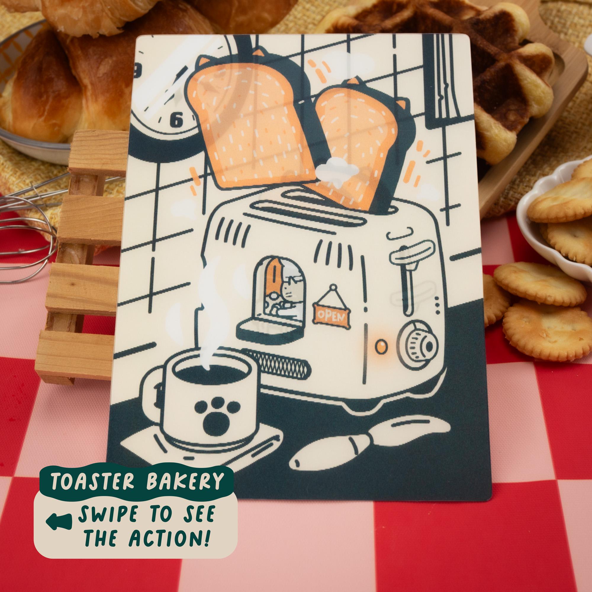 Toaster Bakery Lenticular A6 Print