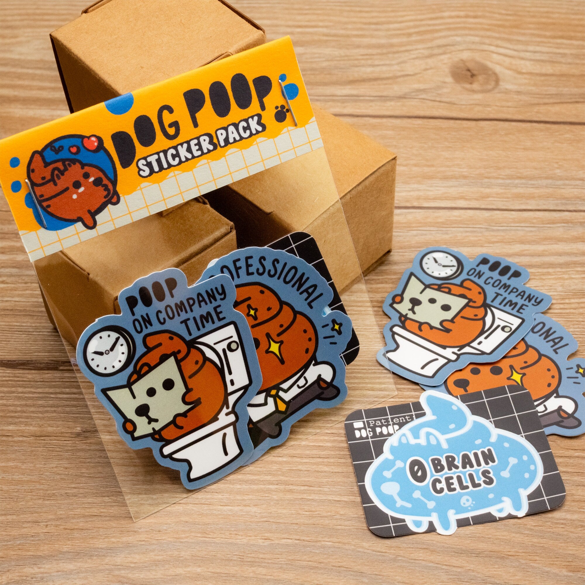 Dog Poop Sticker Pack Season 2 - Office Edition