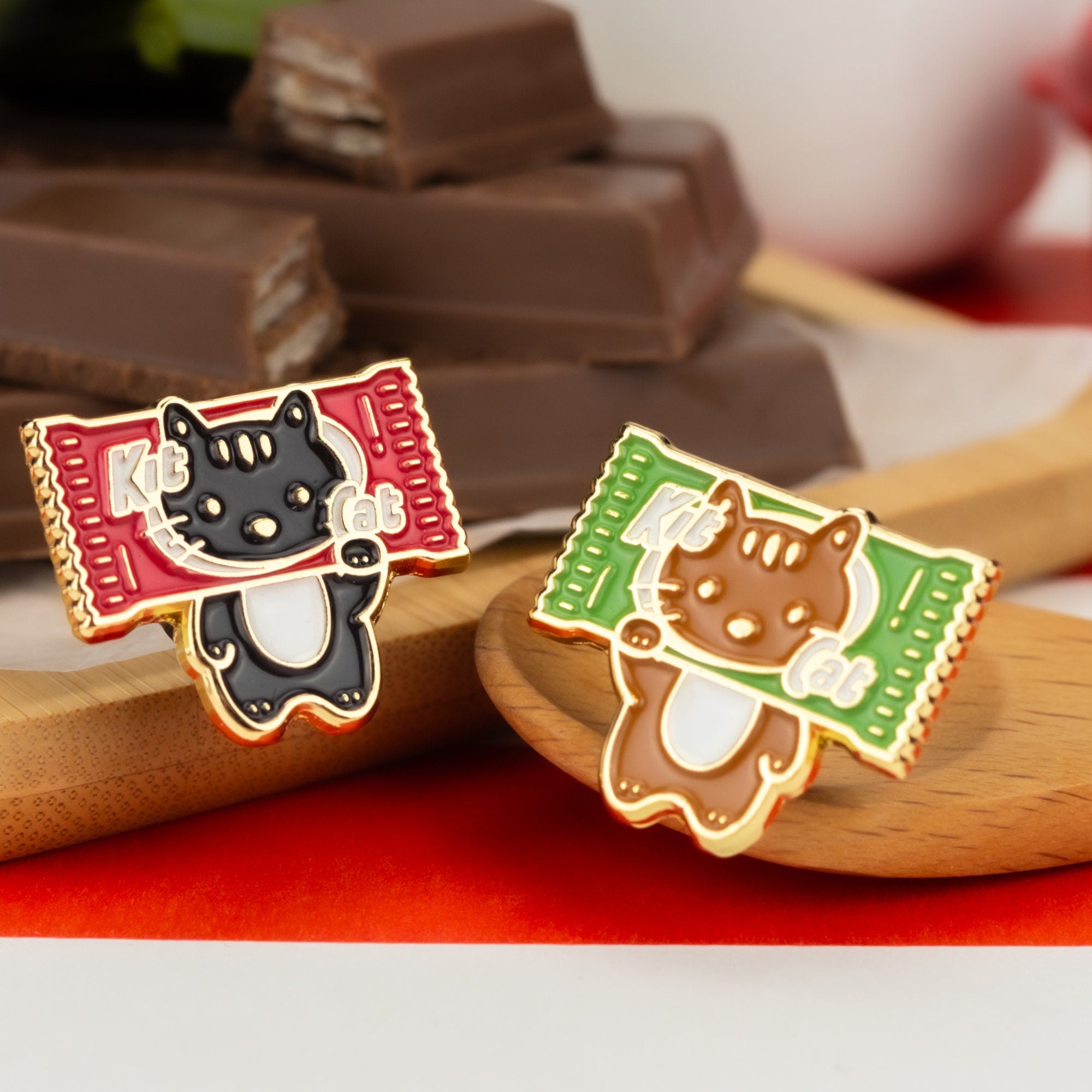 Kit Cat Enamel Pin