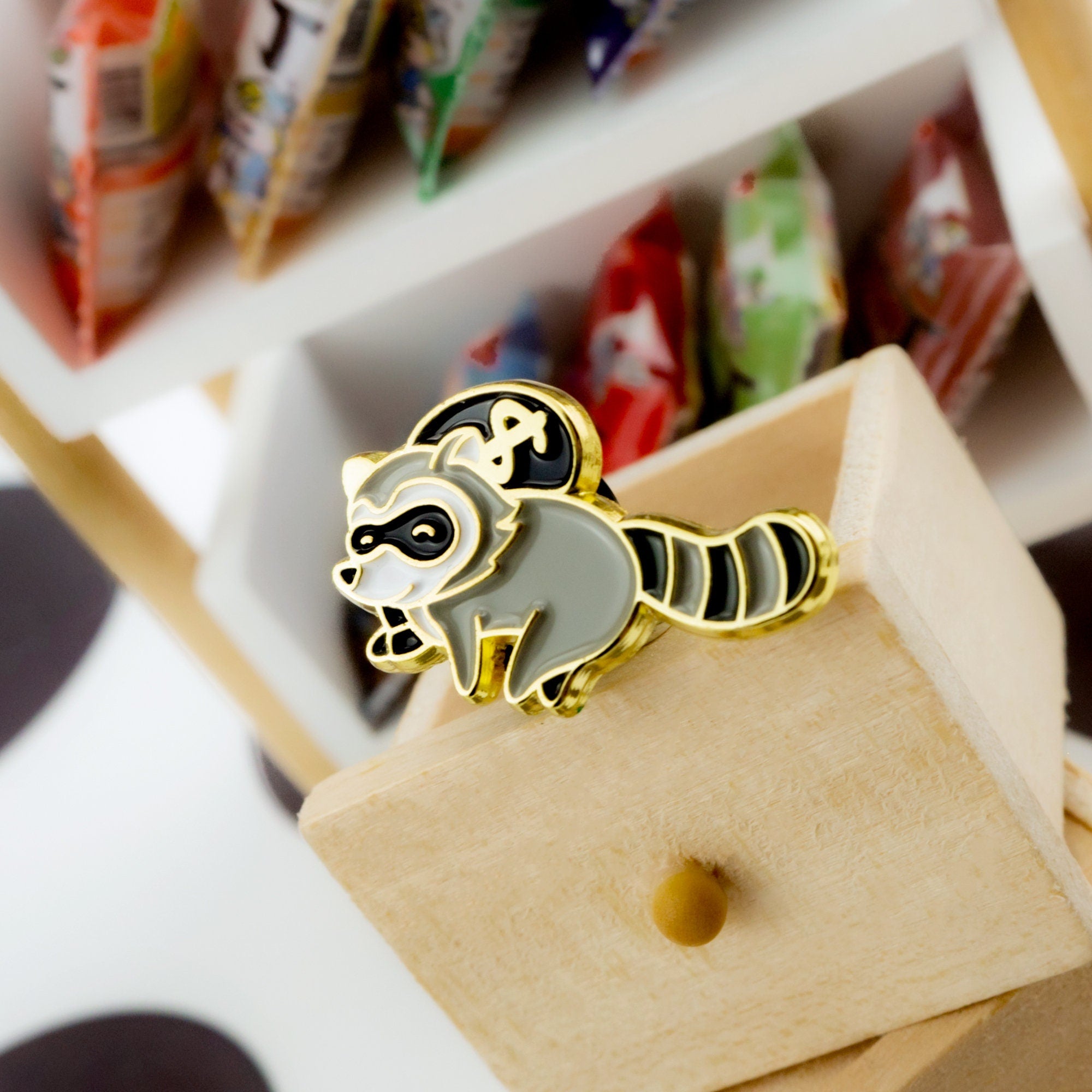 Rogue Raccoon Enamel Pin