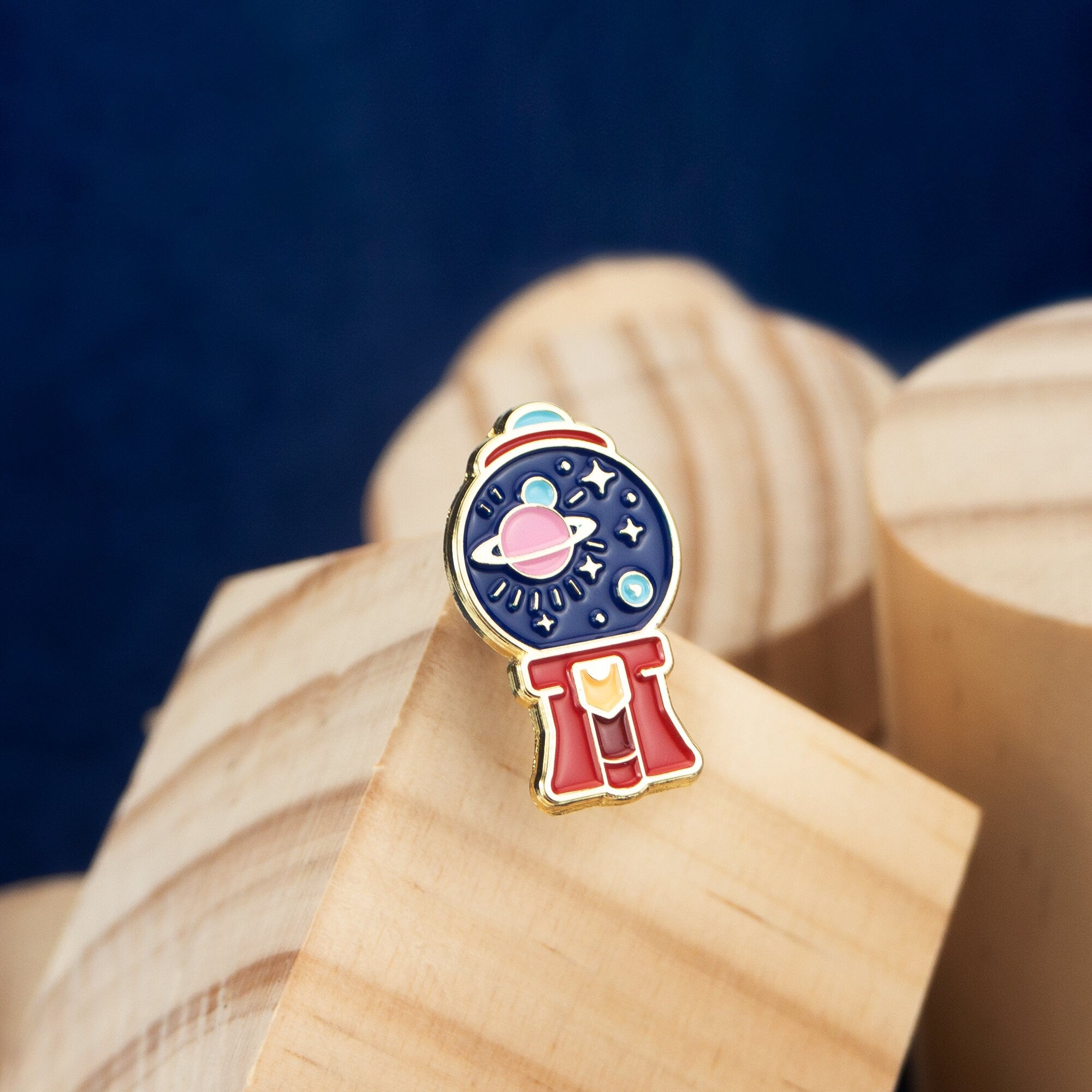 Space Gumball Enamel Pin