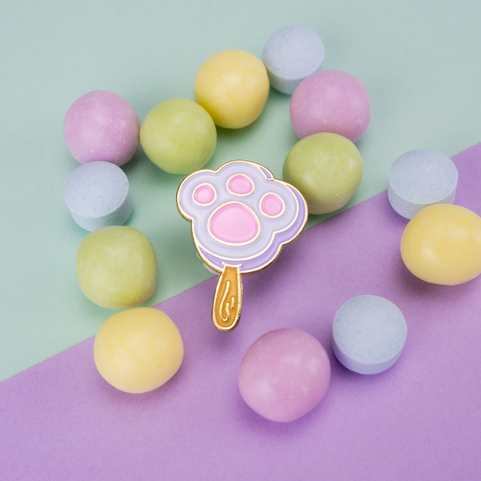 Pawsicle Enamel Pin
